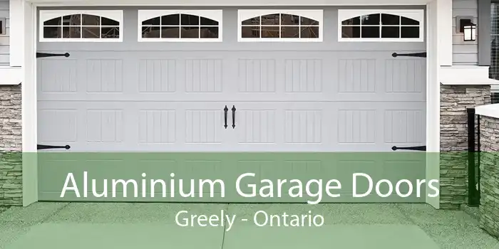 Aluminium Garage Doors Greely - Ontario