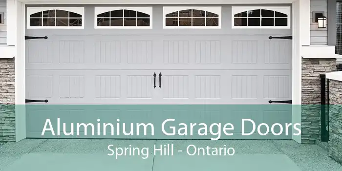 Aluminium Garage Doors Spring Hill - Ontario