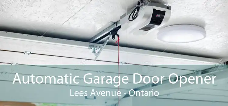 Automatic Garage Door Opener Lees Avenue - Ontario
