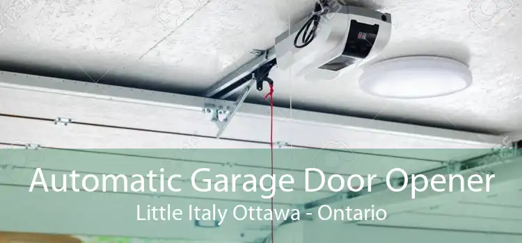 Automatic Garage Door Opener Little Italy Ottawa - Ontario