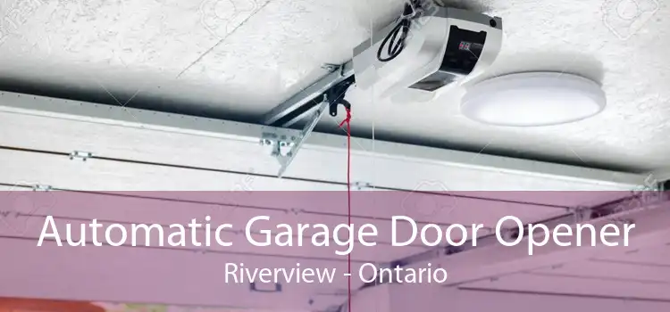 Automatic Garage Door Opener Riverview - Ontario