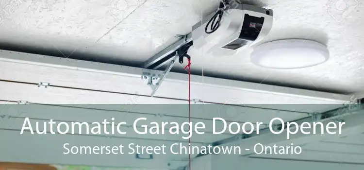 Automatic Garage Door Opener Somerset Street Chinatown - Ontario