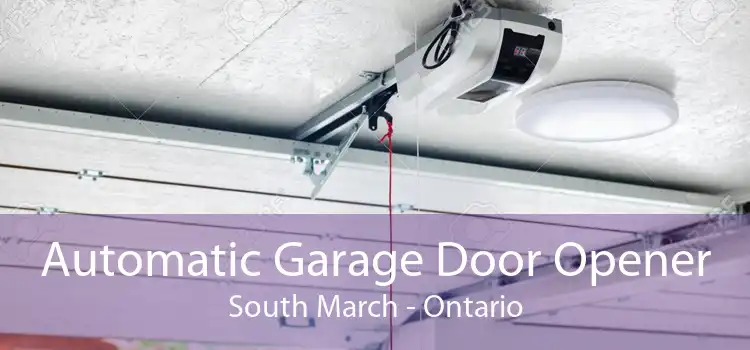 Automatic Garage Door Opener South March - Ontario