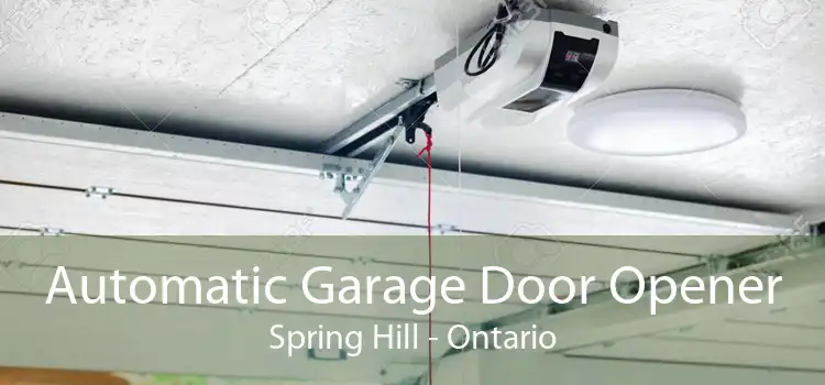Automatic Garage Door Opener Spring Hill - Ontario