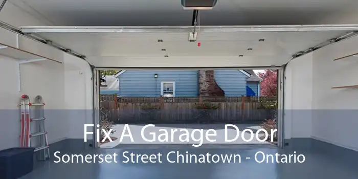 Fix A Garage Door Somerset Street Chinatown - Ontario