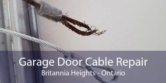 Garage Door Cable Repair Britannia Heights - Ontario