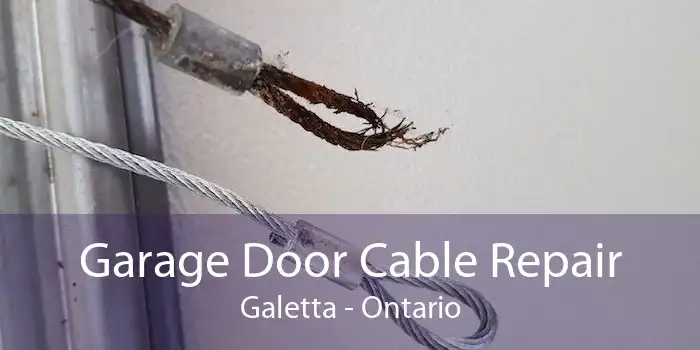 Garage Door Cable Repair Galetta - Ontario