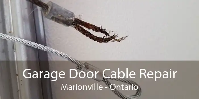 Garage Door Cable Repair Marionville - Ontario
