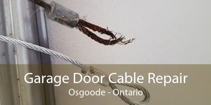 Garage Door Cable Repair Osgoode - Ontario