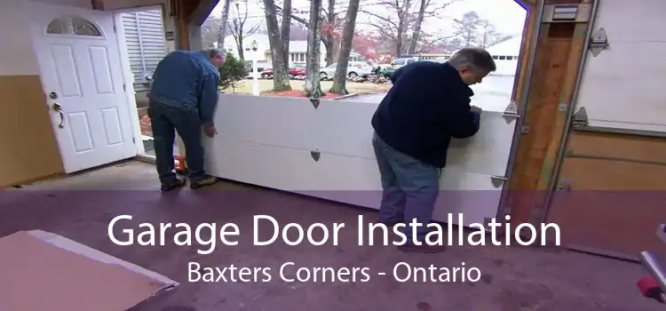 Garage Door Installation Baxters Corners - Ontario