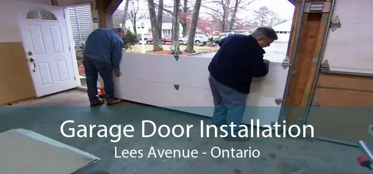 Garage Door Installation Lees Avenue - Ontario