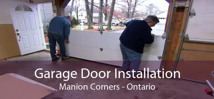 Garage Door Installation Manion Corners - Ontario