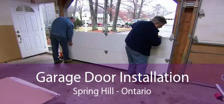 Garage Door Installation Spring Hill - Ontario