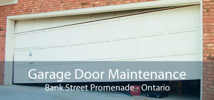 Garage Door Maintenance Bank Street Promenade - Ontario