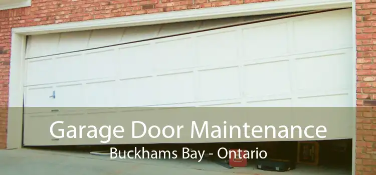 Garage Door Maintenance Buckhams Bay - Ontario