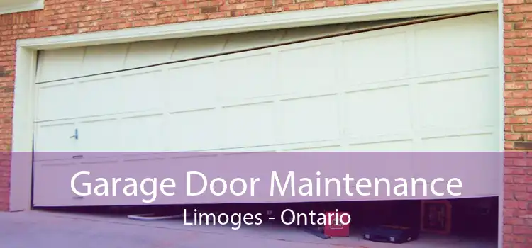Garage Door Maintenance Limoges - Ontario