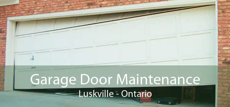 Garage Door Maintenance Luskville - Ontario