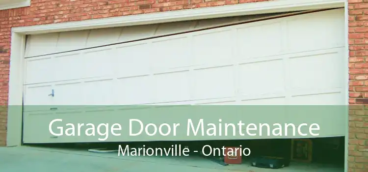 Garage Door Maintenance Marionville - Ontario