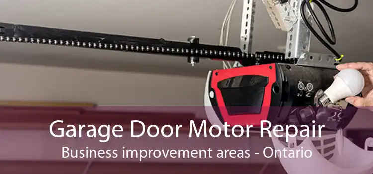 Garage Door Motor Repair Business improvement areas - Ontario
