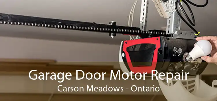 Garage Door Motor Repair Carson Meadows - Ontario
