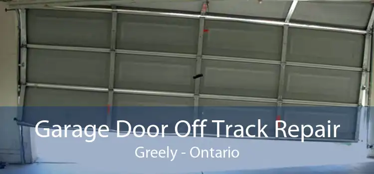 Garage Door Off Track Repair Greely - Ontario