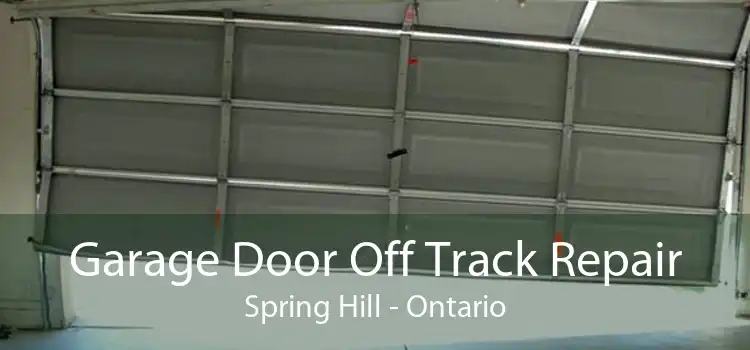 Garage Door Off Track Repair Spring Hill - Ontario