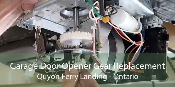 Garage Door Opener Gear Replacement Quyon Ferry Landing - Ontario
