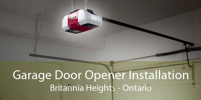 Garage Door Opener Installation Britannia Heights - Ontario