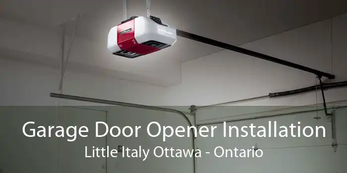 Garage Door Opener Installation Little Italy Ottawa - Ontario