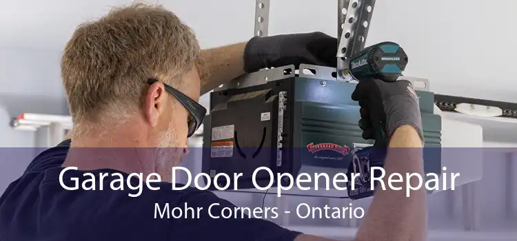 Garage Door Opener Repair Mohr Corners - Ontario