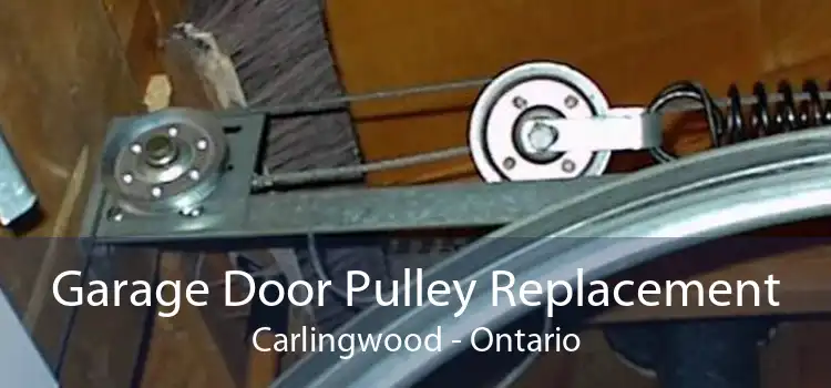 Garage Door Pulley Replacement Carlingwood - Ontario