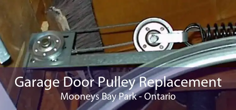 Garage Door Pulley Replacement Mooneys Bay Park - Ontario