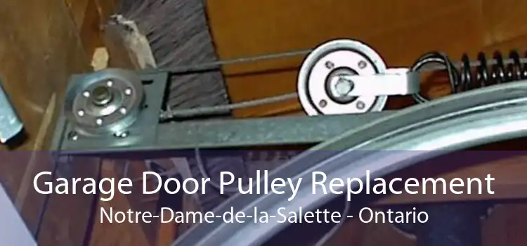 Garage Door Pulley Replacement Notre-Dame-de-la-Salette - Ontario