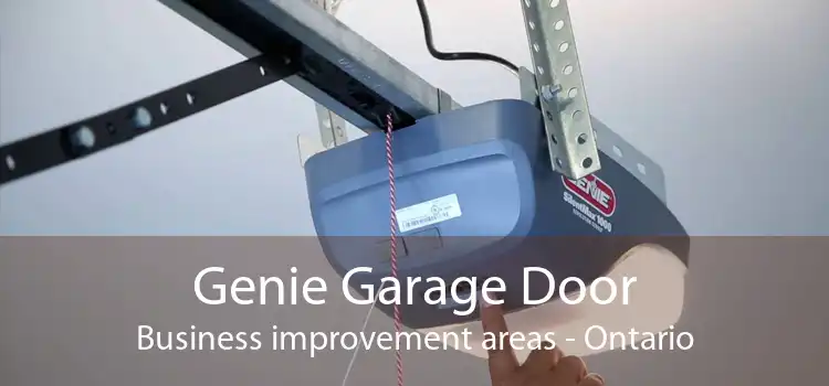 Genie Garage Door Business improvement areas - Ontario