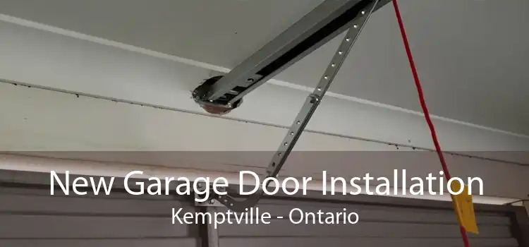 New Garage Door Installation Kemptville - Ontario
