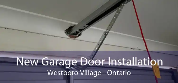 New Garage Door Installation Westboro Village - Ontario