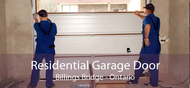 Residential Garage Door Billings Bridge - Ontario