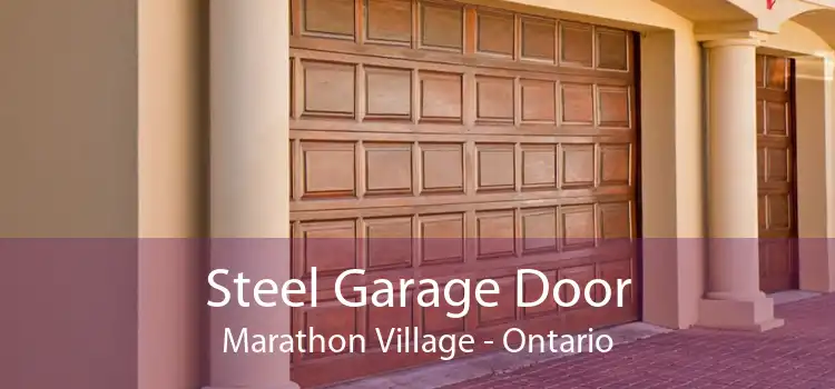 Steel Garage Door Marathon Village - Ontario