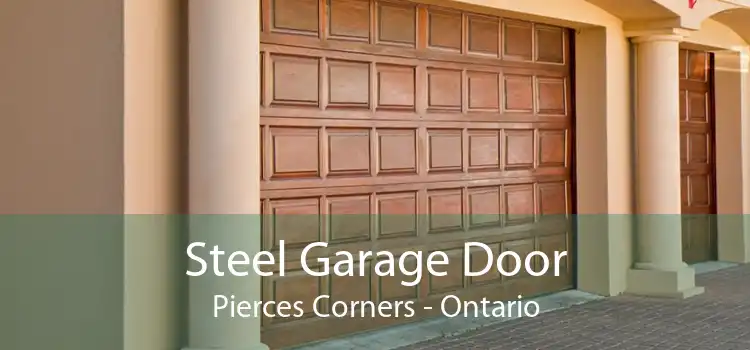 Steel Garage Door Pierces Corners - Ontario