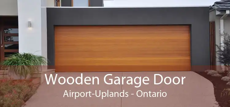 Wooden Garage Door Airport-Uplands - Ontario