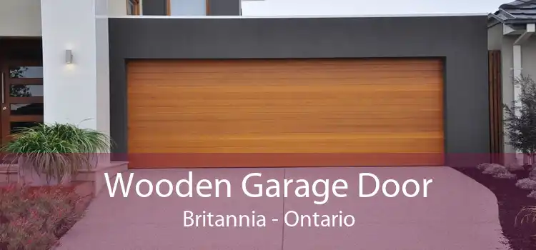 Wooden Garage Door Britannia - Ontario