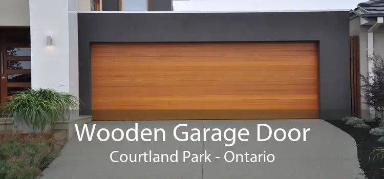 Wooden Garage Door Courtland Park - Ontario