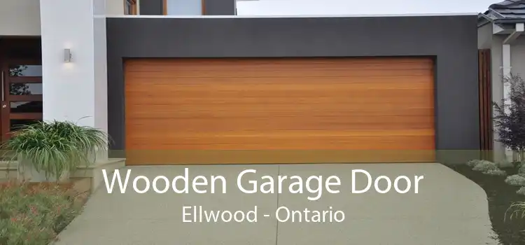 Wooden Garage Door Ellwood - Ontario