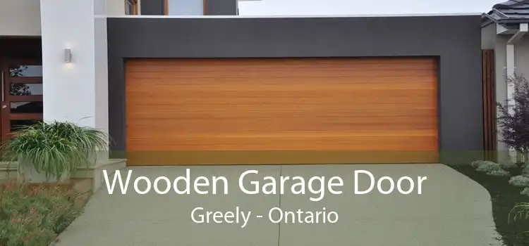 Wooden Garage Door Greely - Ontario