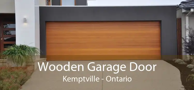 Wooden Garage Door Kemptville - Ontario