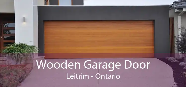 Wooden Garage Door Leitrim - Ontario