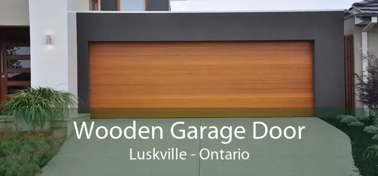 Wooden Garage Door Luskville - Ontario