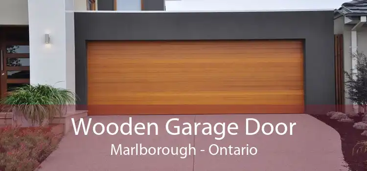 Wooden Garage Door Marlborough - Ontario