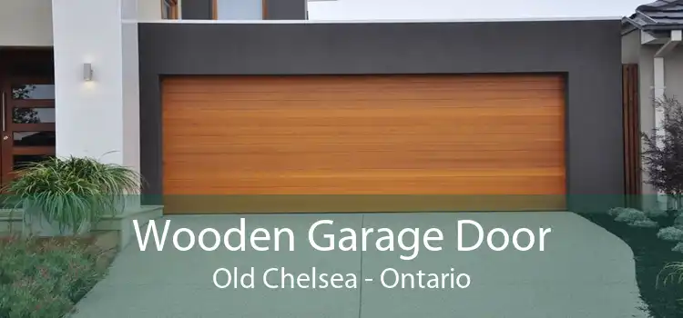 Wooden Garage Door Old Chelsea - Ontario