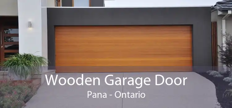 Wooden Garage Door Pana - Ontario